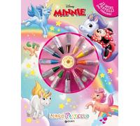 Minnie unicorni. Libro pastello. Ediz. a colori. Con 12 mini pastelli