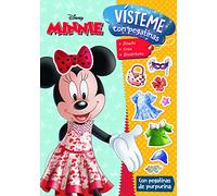 Minnie. Vísteme con pegatinas