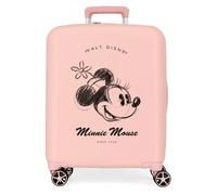 Minnie You Are Magic Trolley ABS 55 cm 4 Ruote Rosa Nude
