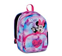 Seven Zainetto Scuola Minnie, Rosa, 14 L, Monoscomparto, Tasca frontale, Tasca porta borraccia, Multifunzione, Asilo, Tempo libero, Viaggi, Bambina