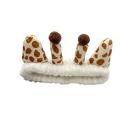 MinnowXY Belle fasce da donna trucco e lavaggio viso peluche giraffa fascia elastica per capelli per donna ragazze cura della pelle fascia