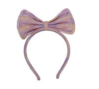 MinnowXY Cerchietto per capelli con orecchie di gatto per donna ragazza tessitura fascia per capelli cerchio per capelli fascia per capelli a maglia per scattare foto