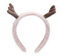 MinnowXY Cerchietto per capelli in corno da donna, per lavare il viso, per servizi fotografici, Natale, Capodanno, feste, accessori per capelli