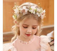 MinnowXY Cerchio per capelli da principessa per ragazze, costume da sposa, corona da sposa, accessori per foto