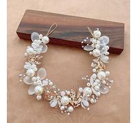 MinnowXY Cerchio per capelli da principessa per ragazze, costume da sposa, corona da sposa, accessori per foto