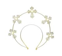 MinnowXY Halos fascia croce copricapo donna copricapo diadema capelli cerchio cerchio festa di nozze accessori per capelli