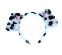 MinnowXY Orecchie di cane fatte a mano in peluche Cerchio Peloso Orecchie Animali Copricapo Simulazione Orecchie Animali Fascia Per Halloween