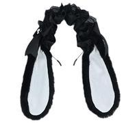MinnowXY Orecchie Lunghe Cerchio Orecchie di Peluche Fascia per Capelli Animazione BunnyCostume Partito Puntelli Copricapo Donne Fascia Accessori