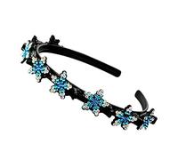 MinnowXY Per doppia frangia Hairstyle Hairstyle Doppio strato Twist Fascia con clip Dolce intrecciato Cerchio per capelli