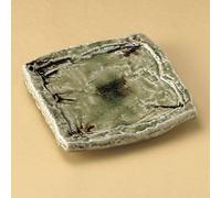 Mino Articoli Giapponese Cucina Vidro-Style Intagliato Piastra Quadrata Giappone