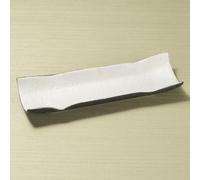 Mino Articoli Sottile Rettangolare Placca Con Washi Carta Stile E Mica Argento