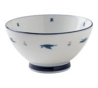 Mino Oggetto Giapponese Ceramica Rice Ciotola Gohan Chawan Flyng Bird Set Di 2