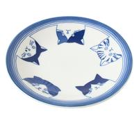 Mino ware Japan Ceramics 5,4 pollici piatto rotondo / piatto volti di gatti g...
