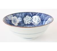 Mino ware Japan Ceramics Ramen Noodle Donburi Ciotola Fiori di Prugna Made in...