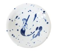 Mino ware Japanese Ceramics 6,5 pollici profondo piatto rotondo / piatto gatt...