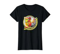 Minol Pirol - Tankwart dall'amore per la Miscela a Due Tempi 1:50 Maglietta, Donna, Nero, S