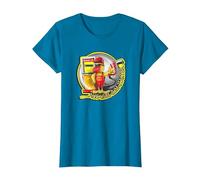 Minol Pirol - Tankwart dall'amore per la Miscela a Due Tempi 1:50 Maglietta, Donna, Zaffiro, M