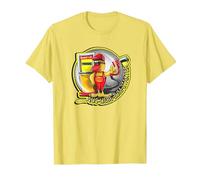 Minol Pirol - Tankwart dall'amore per la Miscela a Due Tempi 1:50 Maglietta, Uomo, Limone, S