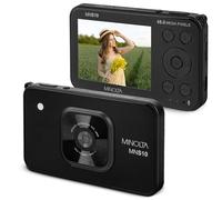 Minolta Fotocamera digitale da 48 MP, video HD ultra sottile 4K, display LCD IPS da 2,9 pollici, obiettivo autofocus con stabilizzazione digitale dell'immagine, zoom digitale 4X, fotocamera compatta