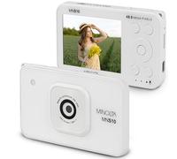 Minolta Fotocamera digitale da 48 MP, video HD ultra sottile 4K, display LCD IPS da 2,9 pollici, obiettivo autofocus con stabilizzazione digitale dell'immagine, zoom digitale 4X, fotocamera compatta