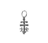 Minoplata Ciondolo a forma di croce per caravaca, in argento Sterling 925, 1,7 x 0,8 cm, Argento Sterling, Senza pietra preziosa