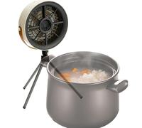 Minor - Cappe da scrivania, con ventola di scarico rimovibile, filtro 'aria con 3 velocità, a basso rumore, per barbecue e hot pot