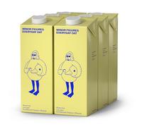 Minor Figures - Latte d'avena quotidiano con calcio e vitamine, 1 litro x 6 scatole, senza latticini e vegano, senza zucchero aggiunto, lunga durata