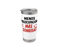 Minor Preocupacion Más Sonrisas Bicchiere termico in acciaio inox doppia parete