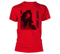 Minor Threat 'LP' (Rosa) T-Shirt - NUOVO E UFFICIALE