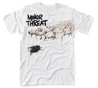 Minor Threat' Out Of Step 'T-Shirt - Nuovo