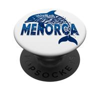 Minorca Delfino Isole Baleari Spagna Mar Mediterraneo PopSockets PopGrip Adesivo