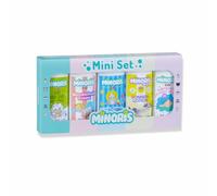 Minoris Benvenuto Bebè Mini Set 5×50 ml - Cura Bio, Naturale & Delicata per Mamma & Neonato | Ipoallergenico, Vegano | Idea Regalo per Neonati e Neomamme