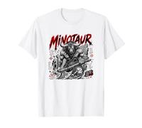 Minotauro Labirinto Sangue Antico Mostro Greco Maglietta