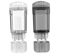 Minoxidil, applicatore per olio per cuoio capelluto, 8 ml, confezione da 2, massaggiatore preciso per la consegna delle radici, bianco e nero