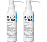 Minoxidil Biorga 2% Soluzione Cutanea 60ml 2x60 ml Soluzione