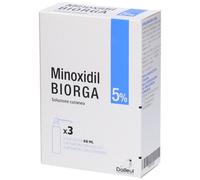 LABORATOIRES BAILLEUL S.A. MINOXIDIL BIORGA SOLUZIONE CUTANEA 3 FLACONI 5%