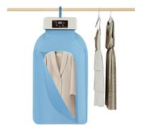 MINRS Asciugatrice elettrica 600 W pieghevole ad aria calda con telecomando, timer 20-600 minuti, sterilizzazione UV, 3 livelli di asciugatura, spegnimento auto, asciugatrice piccola per appartamenti,