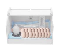 MINRS Macchina incubatrice completamente automatica per 20 uova, incubatrice per 20 uova con controllo della temperatura e dell'umidità, incubatrice per pollo, uova di gallina, quaglia e anatra