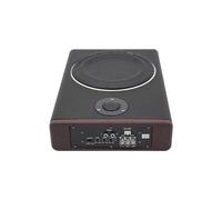 MINRS Subwoofer attivo, subwoofer per auto, subwoofer basso, ultra compatto, 8", attivo, potenza massima 600 W, potenza nominale di ingresso 200 W, set di cavi incluso