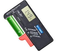 MINSHUXI Tester per Batteria Digitali Portatile Tester Pile Universale Tester della Batteria di Volt Checker con LCD per Verifica