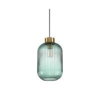 Sospensione Vintage-Decò Mint-1 Metallo Verde 1 Luce E27
