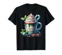 Mint Chocolate Coffee Mug for Women Men And Christmas Season Maglietta