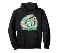 Mint Chocolate Drip Baseball Glove Ice Cream Sprinkles Cool Felpa con Cappuccio