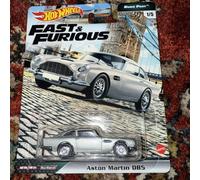 MINT Hot Wheels Premium Fast & Furious Euro Fast 1/5 Aston Martin DB5 Silver