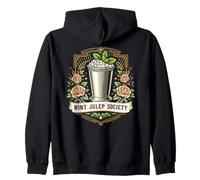 Mint Julep Society Derby Party Design Felpa con Cappuccio