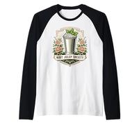 Mint Julep Society Derby Party Design Maglia con Maniche Raglan