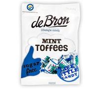Mint Toffee - Caramelle alla menta morbide e senza zucchero, perfette per un'indulgenza rinfrescante e senza sensi di colpa - Compatibile con de Bron - 90 g