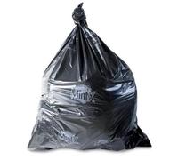 Mint-X Sacchetti per rifiuti repellenti per roditori, 1,3 mm, chiusura piatta, 116,8 cm di altezza x 83,8 cm di lunghezza, nero (confezione da 100) - MX3346XHB