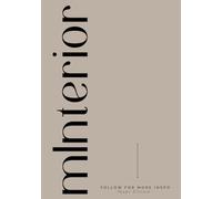 mInterior Interior Styling Taupe Edition: Decorative Coffee Table Book for Neutral Interiors, Home Styling & Shelf Decor - Blank Pages Notebook