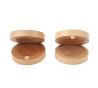 Mintglasshness legno battitori per dita sono durevoli realizzati in faggio e rivestiti con vernice solubile in acqua Ideale per l'educazione dei bambini Tempo libero in